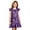 B-Purple, variant on WhouRiu Girls Halloween Graphic Dresses Sleeveless Flutter Sleeve Crew Neck Dress Kids Comfortable Cute Party Nightgown,6-7 Years