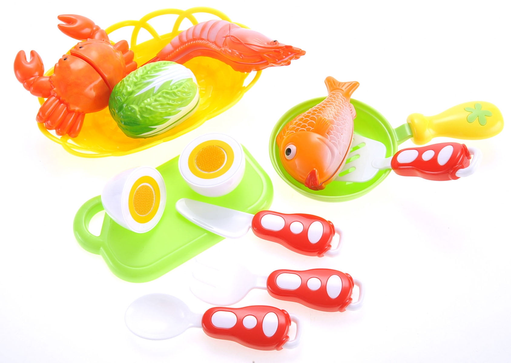 PlayWorld Kitchen Connection Seafood Cutting Play Food Playset