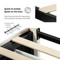 thumbnail image 6 of Furniture of America Zorva Queen Platform Bed with Storage Drawers, Light Brown, 6 of 21
