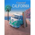 thumbnail image 2 of Courtney, Richard 15x18 White Modern Wood Framed Museum Art Print Titled - Coastal California with Text, 2 of 4