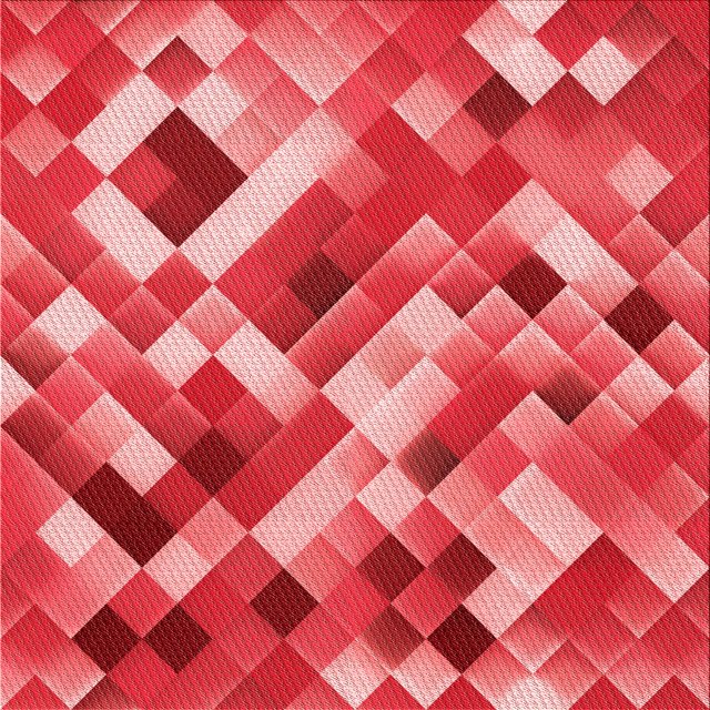 Ahgly Company Machine Washable Indoor Square Transitional Pastel Red Pink Area Rugs, 8' Square