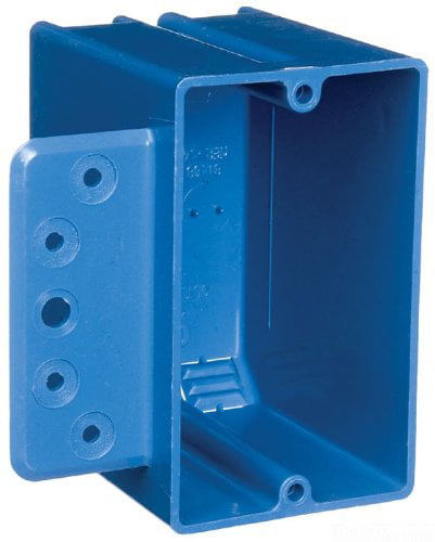 Carlon B118B-UPC Switch/Outlet Box, New Work, 1 Gang, 3-3/4-Inch Length by 2...
