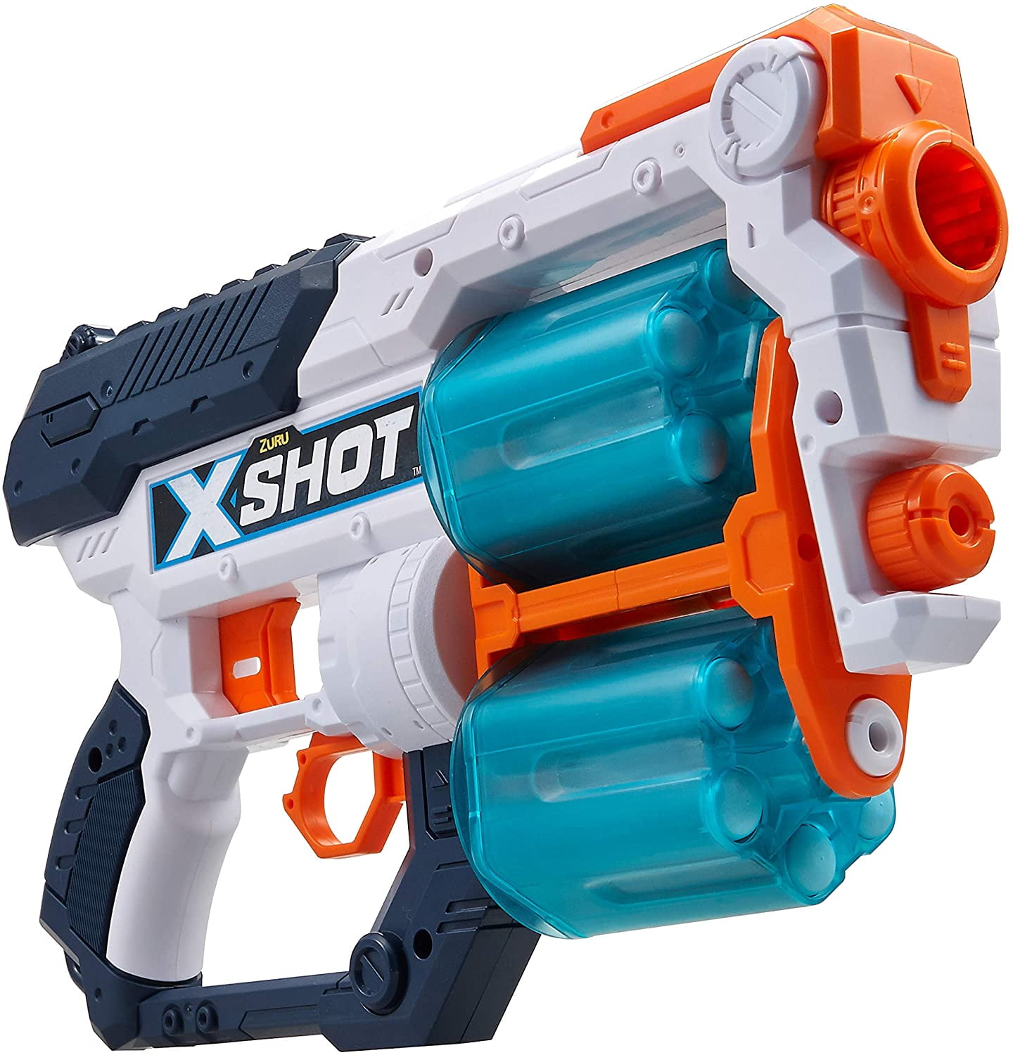 X Shot™ Fury 4  Dartblaster mit 16 Pfeilen Trommelrevolver 