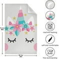 thumbnail image 2 of GZHJMY Unicorn Kitchen Dish Towel Set of 4, Super Absorbent Soft Drying Cloth Tea Bar Towels, 28"x 18", 2 of 6