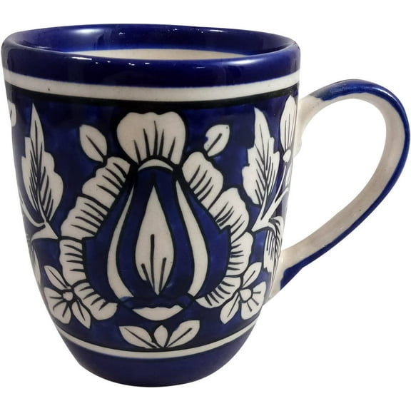 India Meets India Handicraft Ceramic Mug Tea Mug Ceramic Coffee Mug 250 ml, Best Gifting, Made By Awarded Indian Artisan