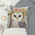 thumbnail image 2 of TIAOTIAOHOU Throw Pillow Covers Animal with Flower Wreath Home Decorative Throw Pillow Case Cushion Covers, 2 of 5