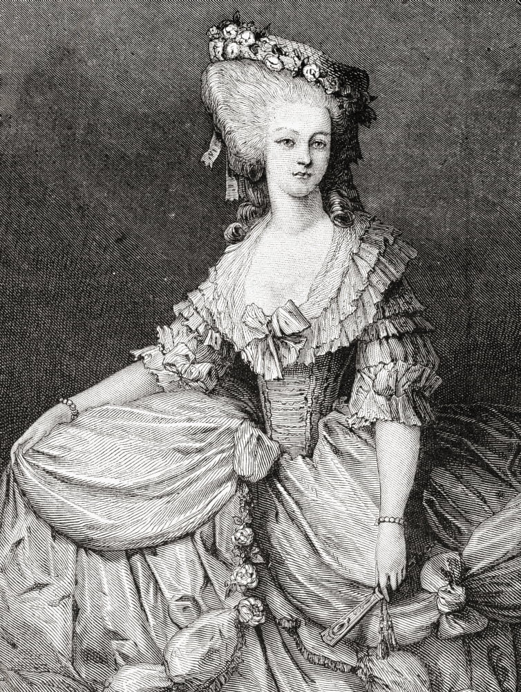 Princesse De Lamballe Marie Thrse Louise De Savoie-Carignan 1749  1792 Intimate Companion Of Marie-AntoinetteEngraved By Pannemaker-Ligny After Viollat From Histoire De La Revolution Francaise By Lou