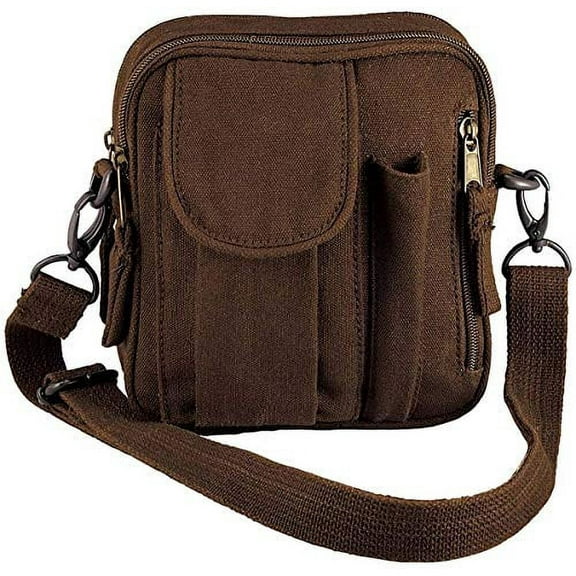 Rothco 1472 Excursion Organizer Shoulder Bag, Brown