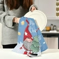 thumbnail image 6 of Dreamtimes Christmas Gnome Kitchen Dish Towels 6 Piece,Absorbent Soft Dishcloths Towels Reusable Hand Towels Quick Drying Cleaning Cloth, Tea Towels,18" x 28", 6 of 7