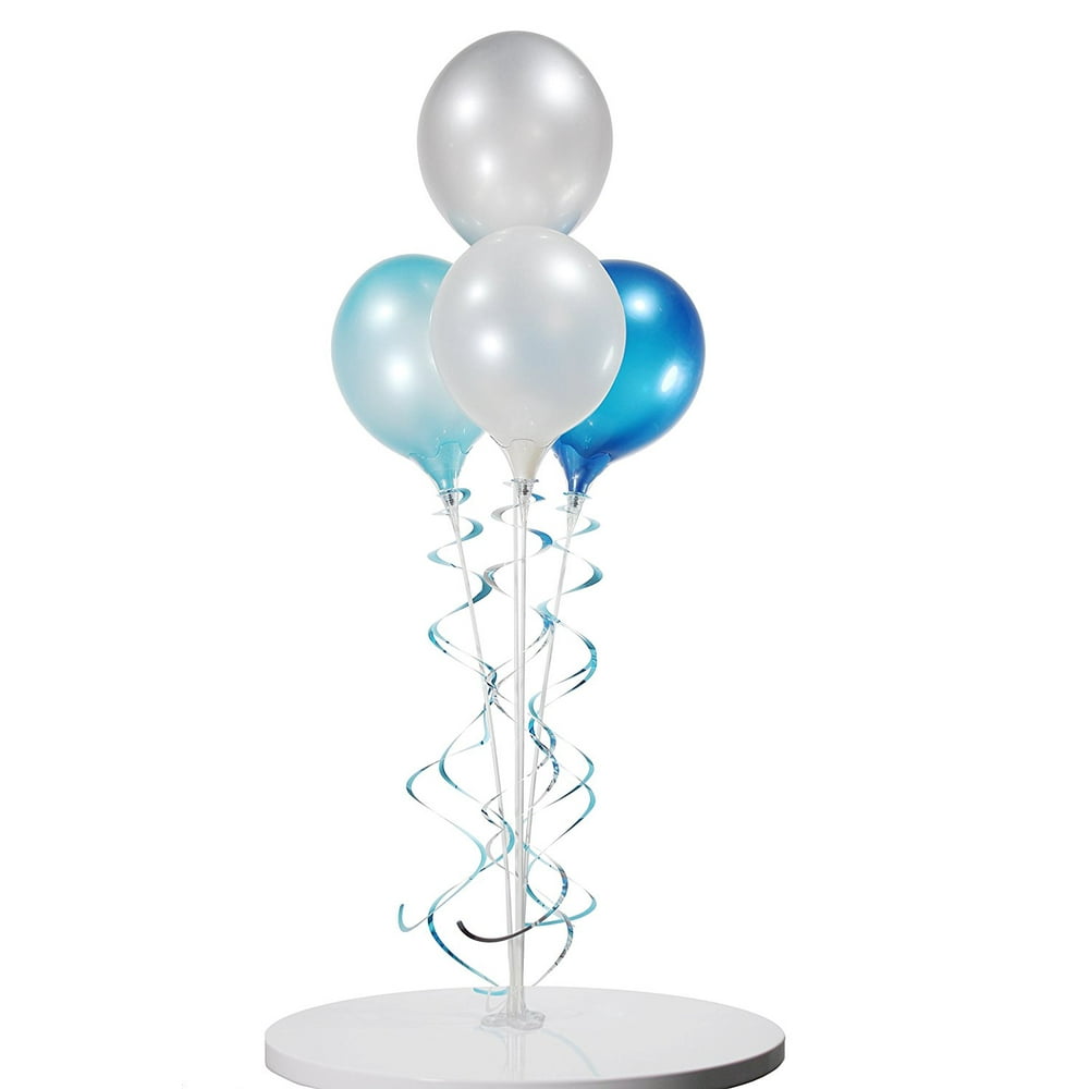 Table Top 4 Balloon Bouquet Reusable and Helium Free