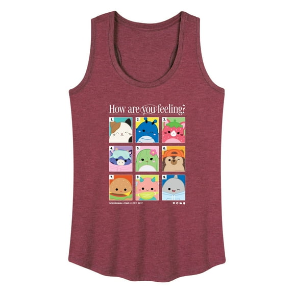 Squishmallows - Squish Mood Grid - Women's Racerback Tank