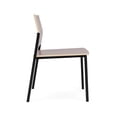 thumbnail image 2 of Avon Reception Waiting Armless Chair HPL Seat Back / Black Steel / Mahogany, 2 of 4