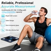 INSMART Body Weight Scale,Smart Scale for Body Weight,Digital Bathroom Scale with BMI,Bluetooth Body Fat Scale,14 Body Composition Analyzer with Fitness APP Sync,400lbs
