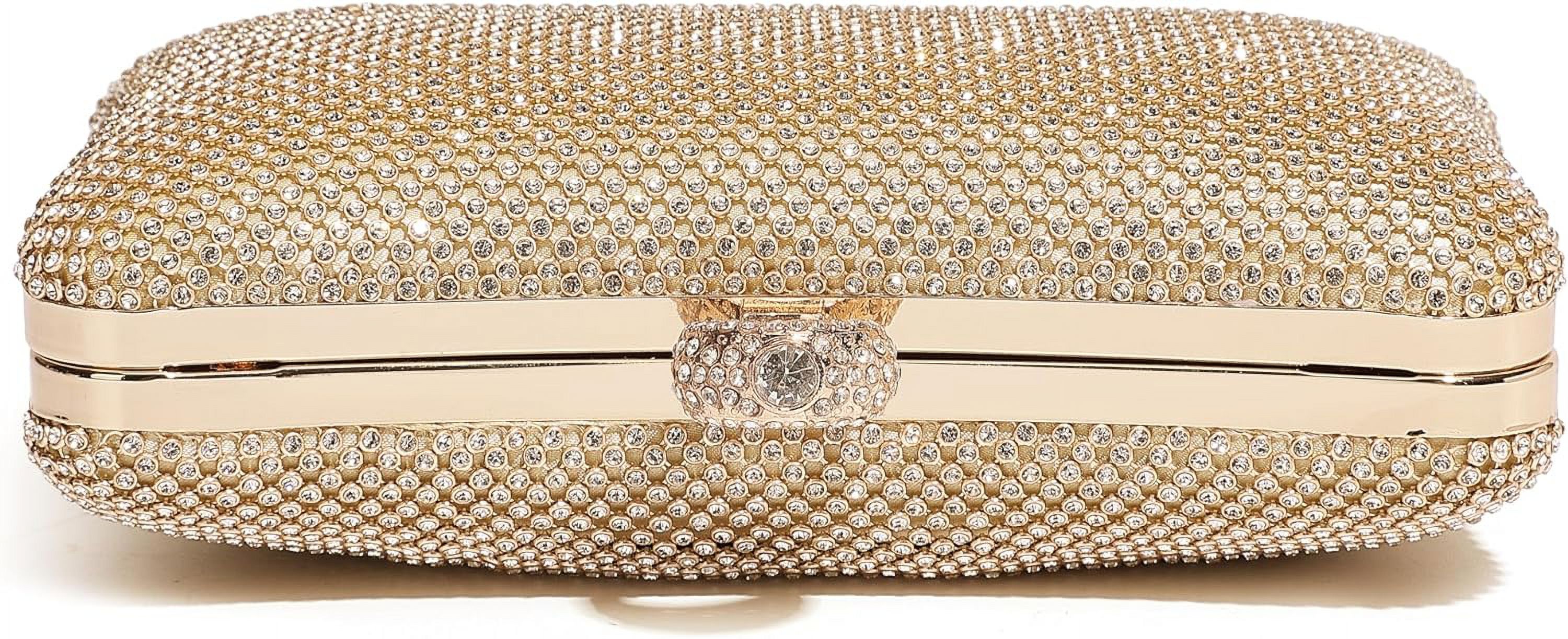 Rhinestone Clutch Purses for Women Sparkly Evening Bag Formal Elegant Wedding Party Purse