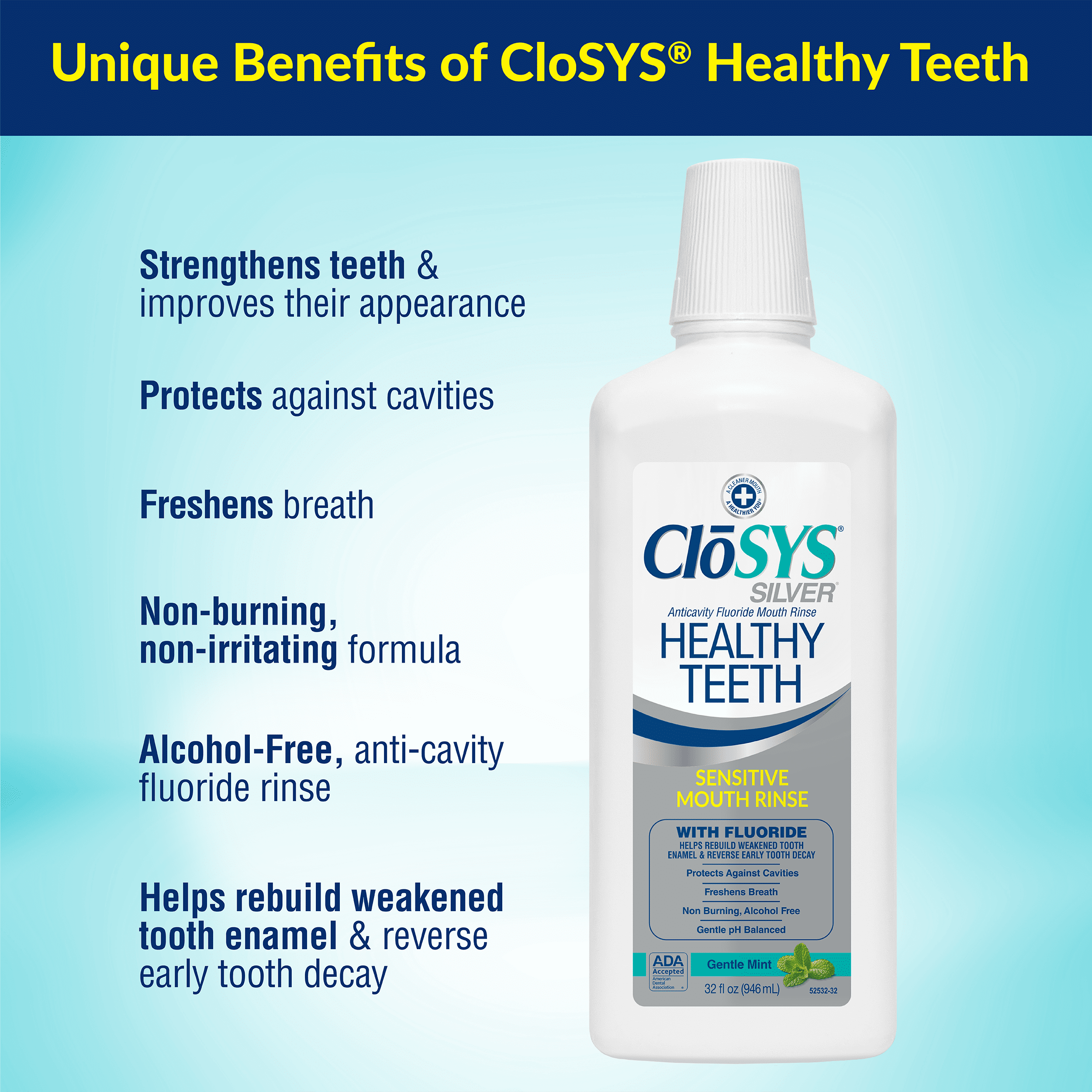 Closys Healthy Teeth Anti-Cavity Oral Rinse Australia | Ubuy