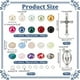 thumbnail image 2 of Kit para hacer rosarios (1120 piezas), incluye: collar, pulsera, collar, joyería y más. Incluye todo lo necesario para la oración y la creación de rosarios., 2 of 6