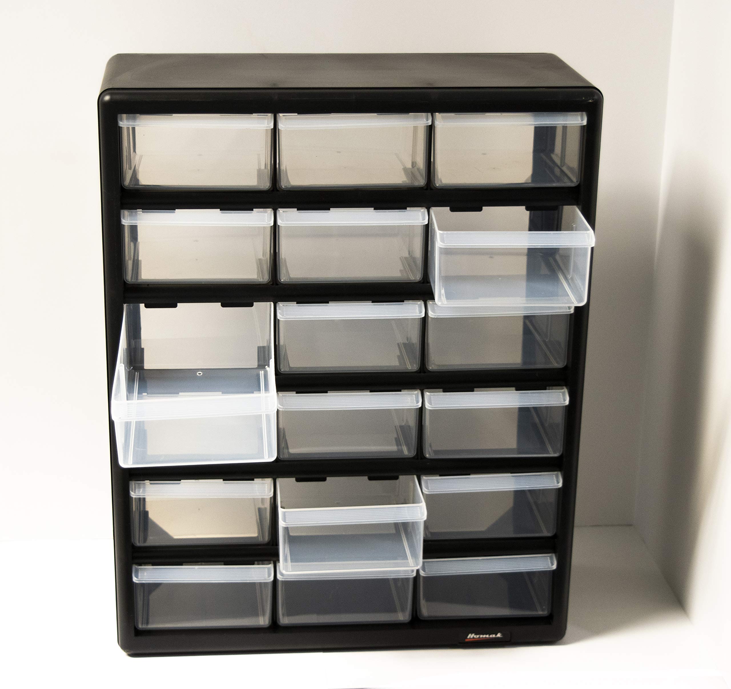 Homak 39-Drawer Parts Organizer, Black