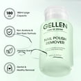 thumbnail image 4 of Gellen Nail Polish Remover, 180ML Non Acetone Gentle Nail Polish Remover for Regular Nail Polish, Jasmine Scent Nail Polish Remover with Easy Push-down Pump, 6.34 fl oz, 4 of 9