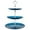 C, variant on Tkrady 3-Tier Cupcake Stand with - Plates and Metal Struts Dessert Stable Tower Display Rack Serving Tray for Wedding Birthday Baby Shower Tea Brunch Party (Silver,Blue)
