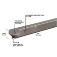 thumbnail image 3 of M-D Building Products 05322 36 in. Silver Aluminum U-Shape Screw-on Under Door Seal, 3 of 6