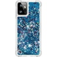 thumbnail image 2 of Case for Motorola Moto G Power 5G 2023 Case Glitter Cute Luxury Love Liquid Quicksand Clear Soft TPU Girls Women Stylish Bumper Shockproof Protective Cover for Moto G Power 5G 2023 Blue YB, 2 of 14