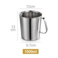thumbnail image 2 of Becaristey 304 Thick Stainless Measuring Cup Scale Cup Scale Milk Tea Milk Tea Mug Kitchen Baking Measurement Tools, 2 of 6