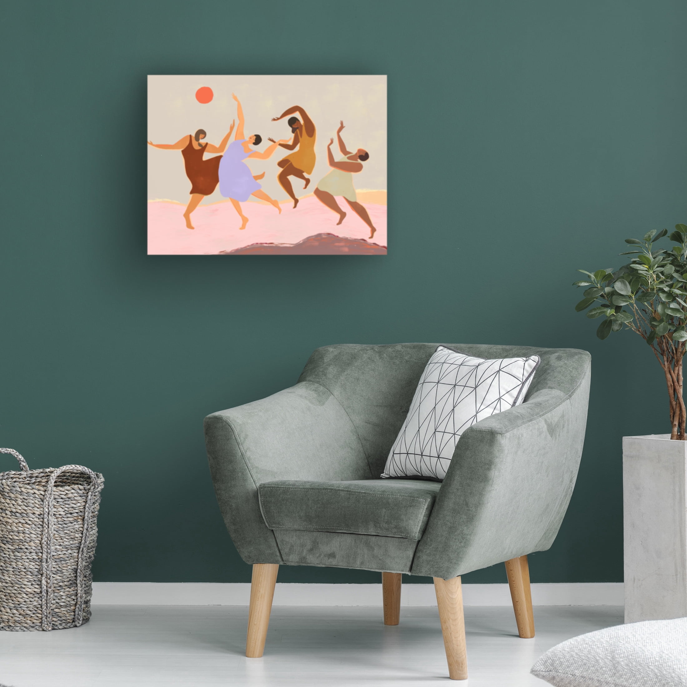 Trademark Fine Art Arty Guava  Together Canvas Wall Art