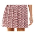 thumbnail image 3 of KINGSTON GREY Womens Pink Pleated Darted Polo Style Color Block Short Sleeve Collared Short Fit + Flare Dress L, 3 of 3