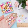 thumbnail image 3 of 150Pcs Flat Round Shell Beads Colorful Coin Disc Natural Mother of Pearl Beads 10mm Natural Shell Spacer, 3 of 9