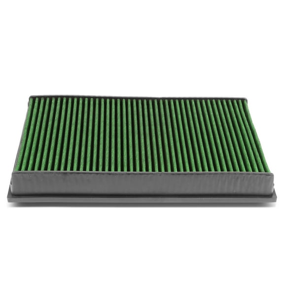 DNA Motoring AFPN-134-GN For 09-16 VW CC / Eos / Passat / TT Quattro Reusable Replacement Engine High Flow Drop-in Air Filter (Green)