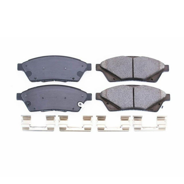 Power Stop Brake Pad 17-1422 Z17 Evolution; FMSI Number D1422; Ceramic Brake Pads; Set Of 4; With Premium Stainless Steel Hardware