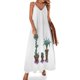 thumbnail image 1 of Vestido sin mangas con plantas en macetas, ropa para fiesta de graduación, vestido de lujo, 1 of 7