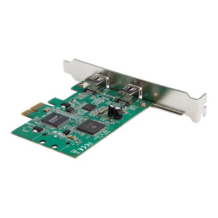 2ポート FireWire 400増設PCI Expressカード PCIe接続IEEE1394a互換アダプタ Windows Mac対応 スターテック StarTech.com 2年保証