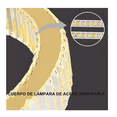 thumbnail image 4 of Lámpara Colgante Belug De Techo Cristal Decorativa Moderna Comedor Dorado, 4 of 5