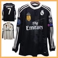 thumbnail image 2 of Retro 14 / 15 Real Madrid casa y campo de juego camiseta de fútbol de manga larga y camiseta de manga corta Ronaldo No.7 2014 / 2015, 2 of 4