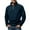 #045-Dark Blue, variant on Men Quarter Zip Mock Neck Polar Fleece Pullover Lightweight Warm 1/4 Zipper Jacket Top