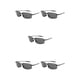 thumbnail image 1 of Minnieouse Gafas de sol deportivas para PC con protección solar de amplia aplicación antiradiación Gafas de sol sin marco de moda Piezas grises Type2 NO2, 1 of 6