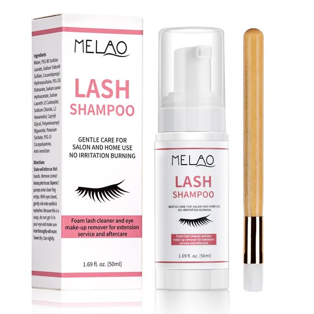 Limpiador para extensiones de pestañas Mererke_Pretty 50 ml, libre de parabenos y sulfatos