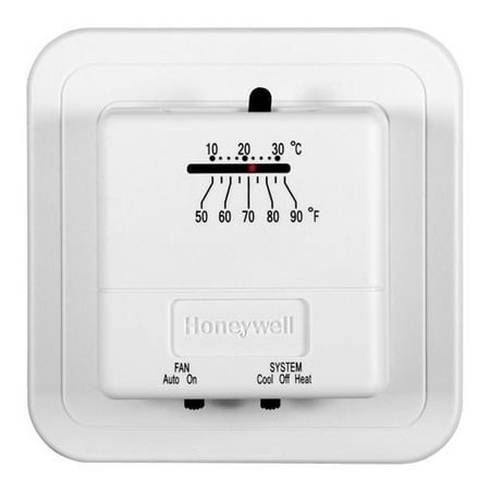 Honeywell Economy Non-Programmable Thermostat, Heating and Cooling (CT31A1003/E1)