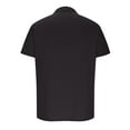 thumbnail image 4 of Birdeem Blouse à Manches Courtes pour Homme, Décontractée, Unie, Col Rabattu, à Rayures, Haute Élasticité, 4 of 11