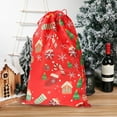 thumbnail image 2 of Large Christmas Gift Bags 16"x22" – Jumbo Santa Xmas Gift Sack with Tie, Oversized Holiday Wrapping Bag, Red, Gift Bag, 2 of 8