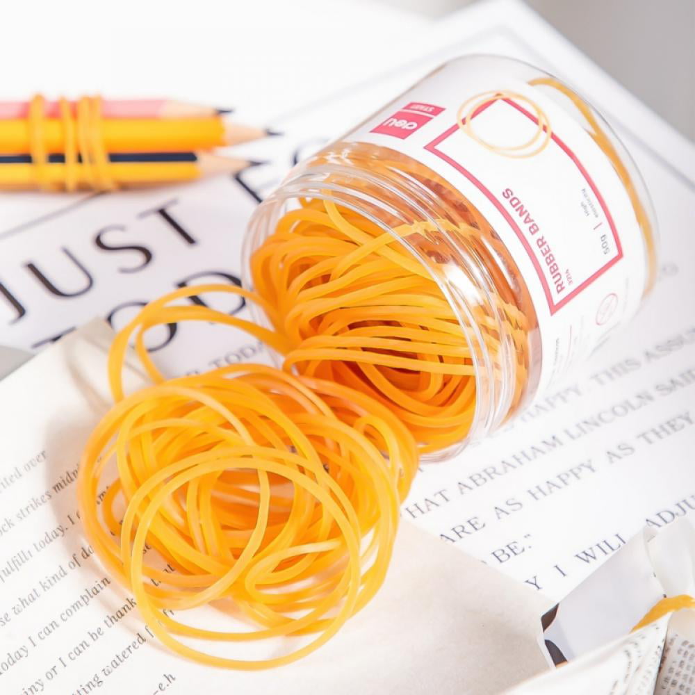 200PCS Colourful Strong Elastic Rubber Bands for Home School and Office 100g 