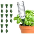 thumbnail image 1 of Paquete de 8 riego automático de plantas con pinchos, regaderas de cerámica, aspersor automático de plantas navideñas por goteo, sistema de riego, 1 of 5