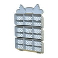 thumbnail image 4 of Rongfmy Socks Underwear Storage Hanging Stackable Separated 18 Compartments Divider Wall Gray, 4 of 9