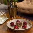 thumbnail image 4 of Lexa Bamboo 4 Piece Serving Tray & Plate Set, Black, 4 of 5