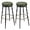 Green, variant on chairus 30" Bar Height Stools Set of 4, Modern Backless Counter Barstool with Gold Footrest Comfy Upholstered Velvet Metal Bar Chairs for Home Bar/Kitchen Island/Restaurant/Pub, Cream
