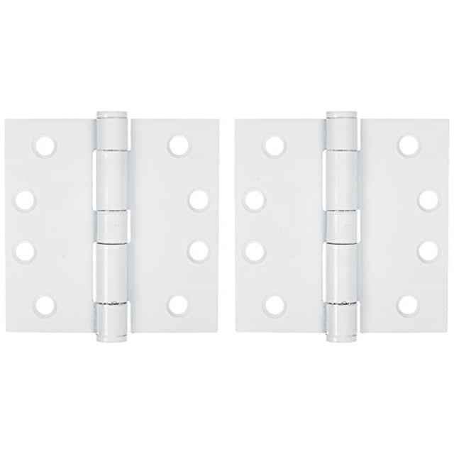 Deltana S44HDUSPW HD Value Choice for Indoor Applications Steel 4-Inch x 4-Inch Square Hinge