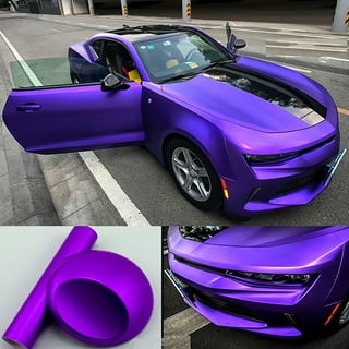 Satin Matte Chrome Metallic Red Vinyl Film Wrap Car Sticker Bubble Free  30*150cm 