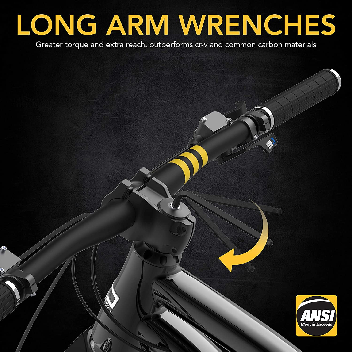 Allen Wrenches Sets, 26-Piece Premium Metric & SAE Hex Keys, L-Shaped Long Arm Ball End Design, Industrial-Grade S2 Alloy Steel (LX-132)