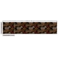 thumbnail image 3 of Ambesonne Exotic Fabric by the Yard, Repeating Zebra Motif Modern, 3 Yards, Cinnamon Brown Scarlet, 3 of 5